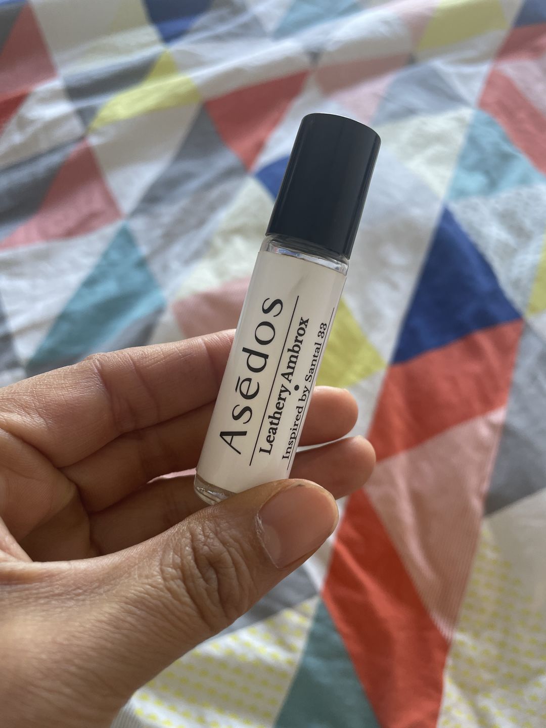 Customer photo review of LEATHERY AMBROX PERFUME OIL
