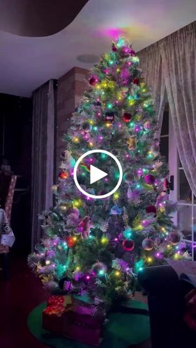 Customer video review of Color Christmas bluetooth luci di natale RGB 10 metri con app
