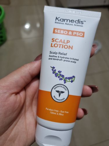 Customer photo review of ערכה דו שלבית לטיפול בקשקשים | SEBO DANDRUFF KIT