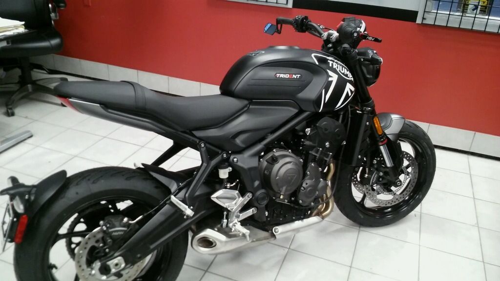 Customer photo review of Triumph Trident 660 Radiator Side Covers