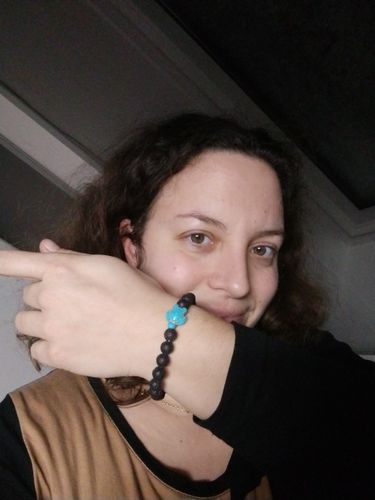Customer photo review of "Turtle" tracking bracelet