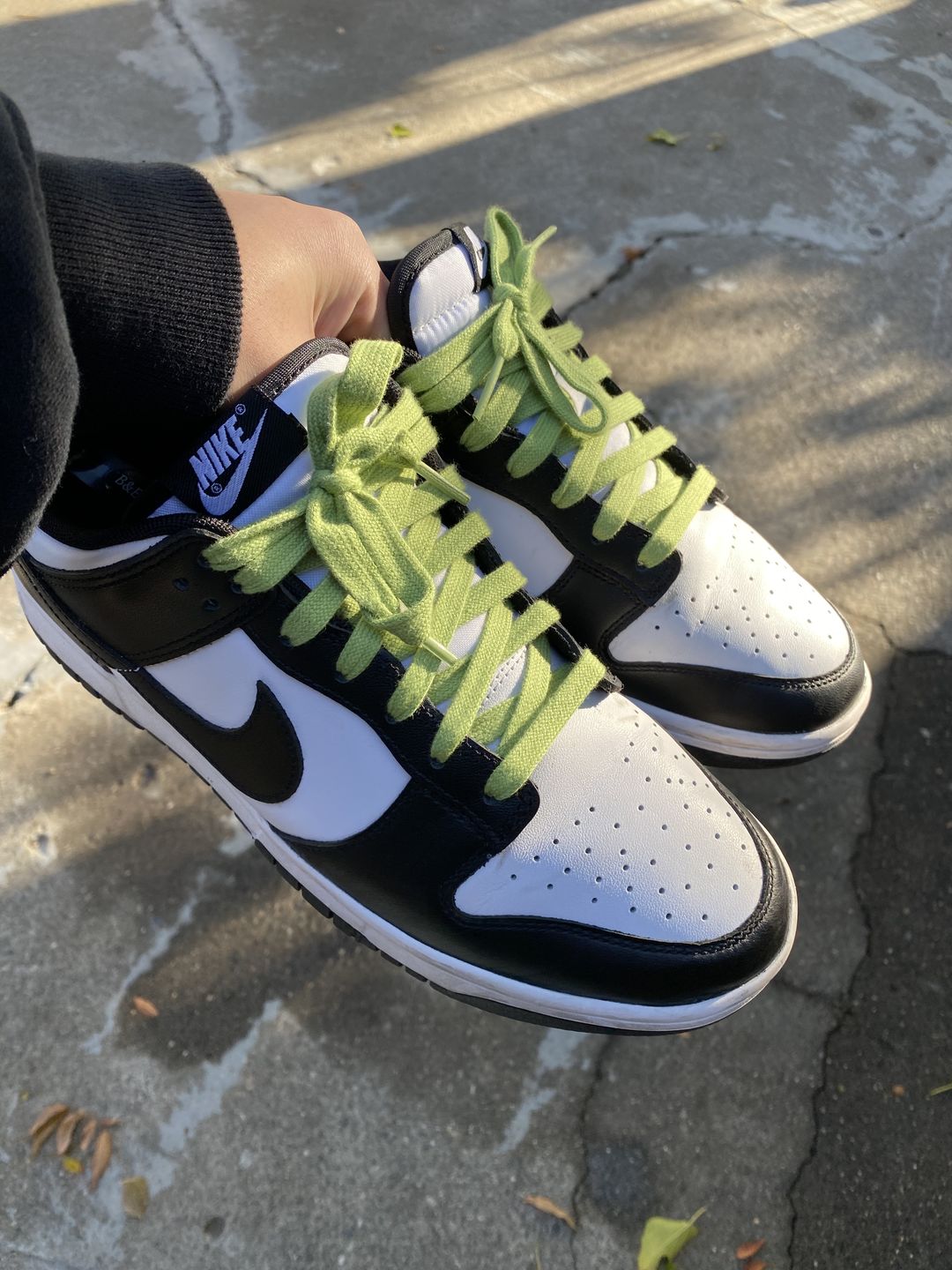 Customer photo review of Flat 100% Cotton Shoe Laces