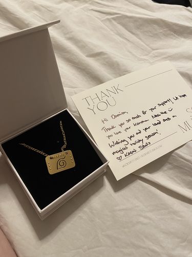 Customer photo review of Konoha Necklace