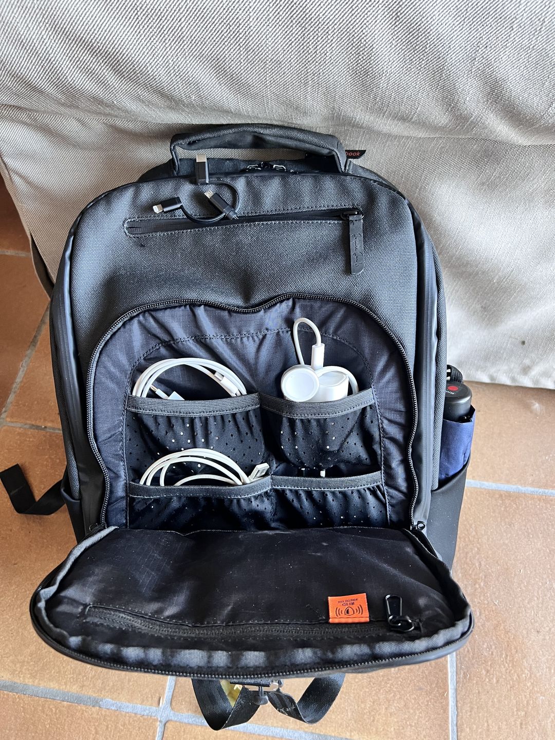 Customer photo review of Backpack – optional with laptop compartment (Tech-Sleeve)
