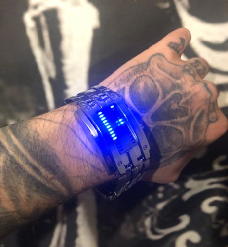 Customer photo review of Cyberpunk Techwear Watch