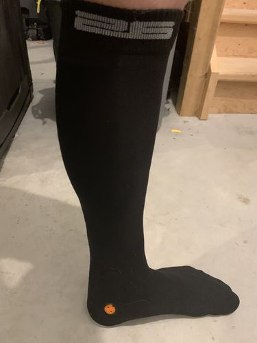 Customer photo review of Stable 26 Hockey Above Skate Socks