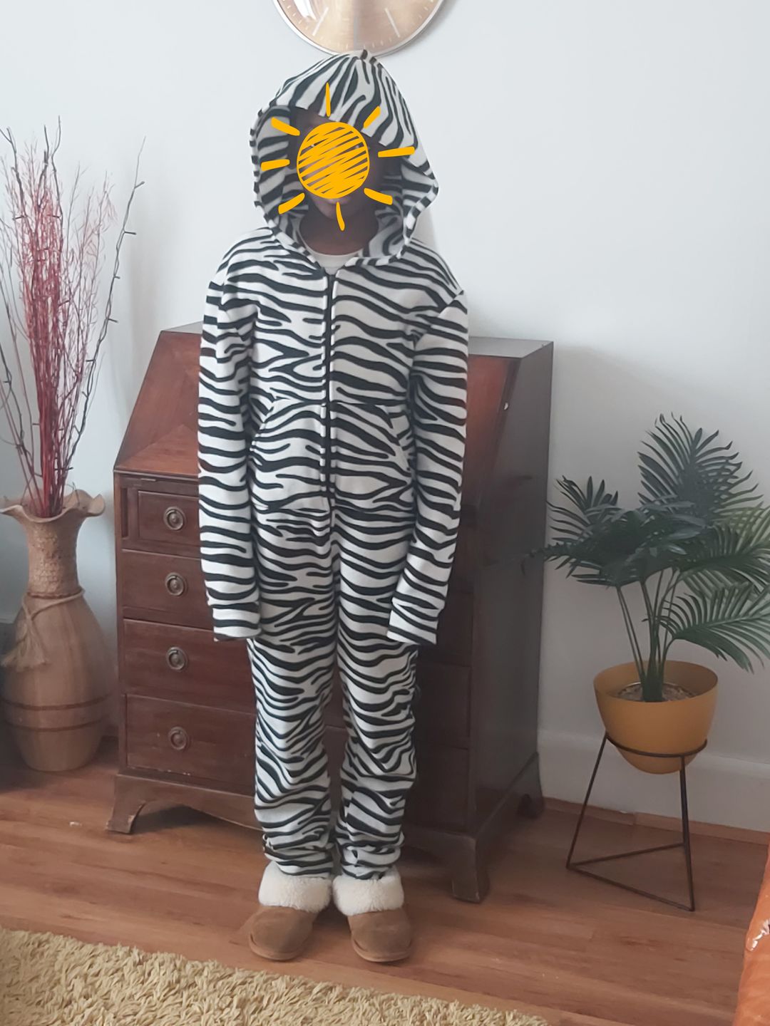Customer photo review of Zebra Anti Pill Polar Fleece Fabric