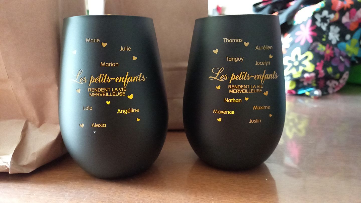 Customer photo review of Les petits-enfants - Grands-parents-Photophore