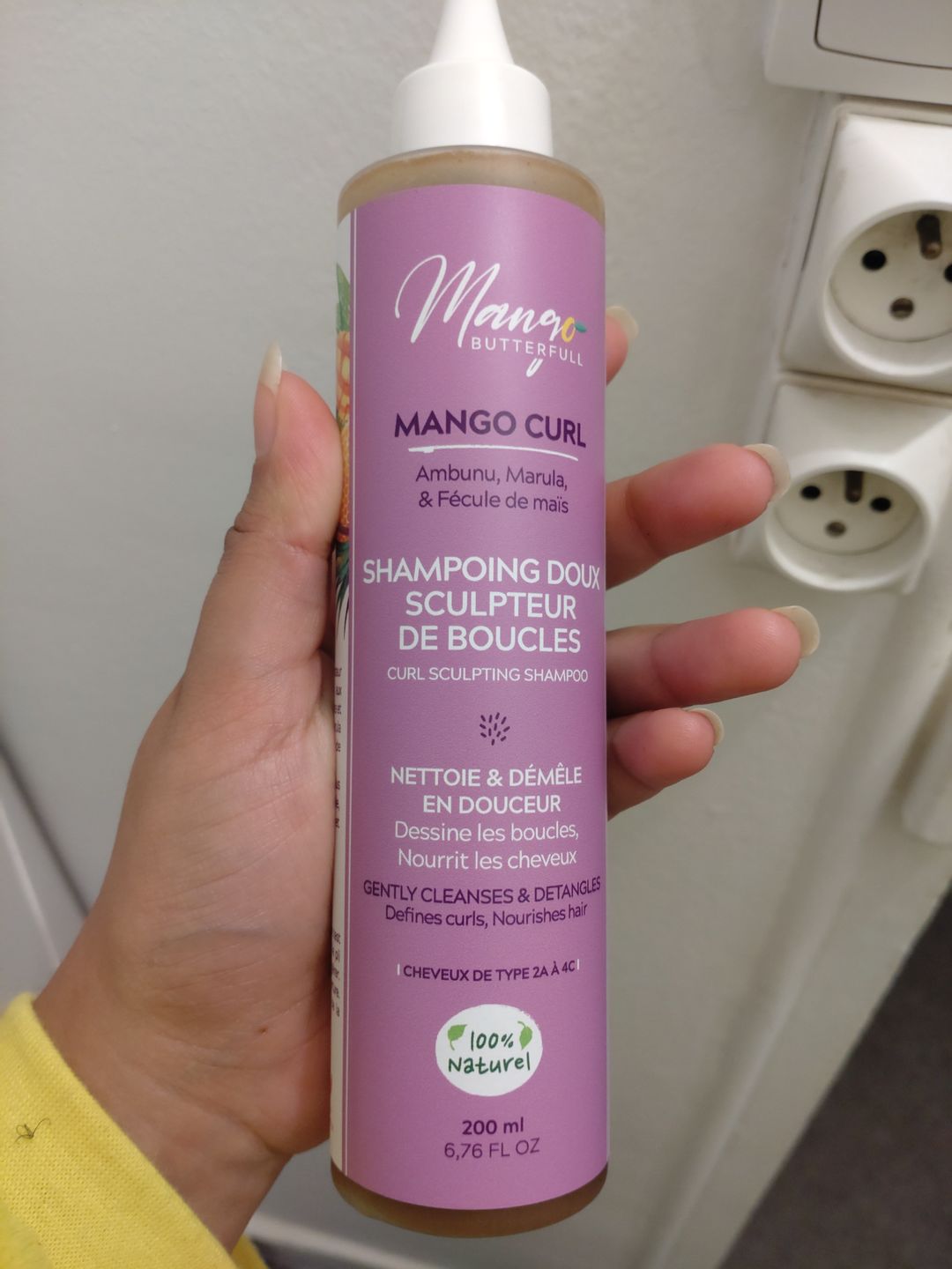 Customer photo review of Shampoing doux sculpteur de boucles
