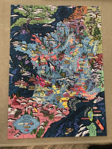 Customer photo review of Wine Puzzle - France