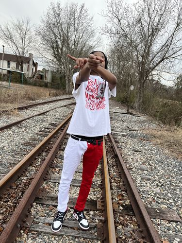 Customer photo review of Fire Red 3s DopeSkill T-Shirt Real Ones Move In Silence Graphic
