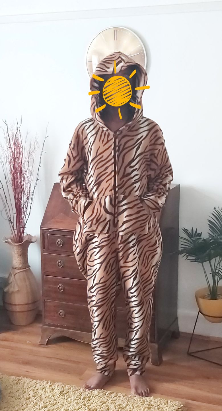 Customer photo review of Tiger Anti Pill Polar Fleece Fabric