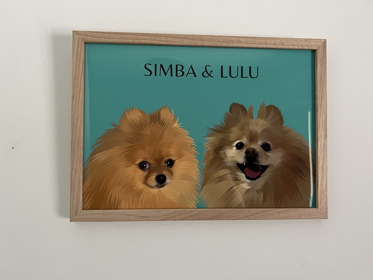 Customer photo review of Two-Pet Portrait