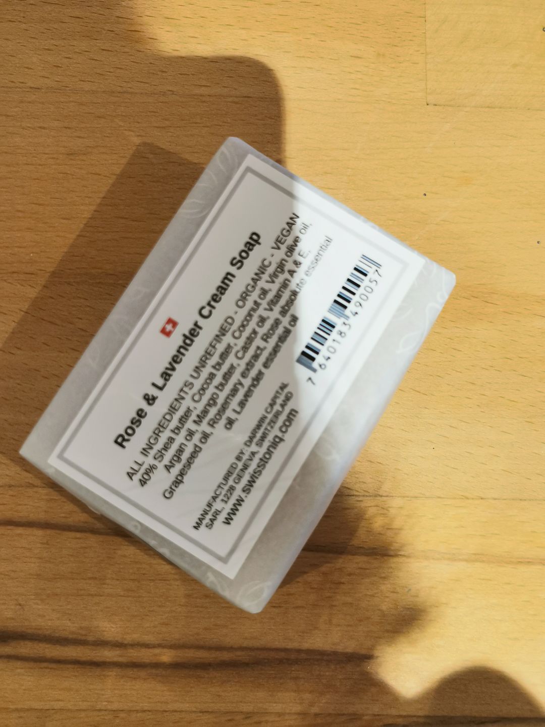 Customer photo review of Moisturising Rose & Lavender Cream Soap