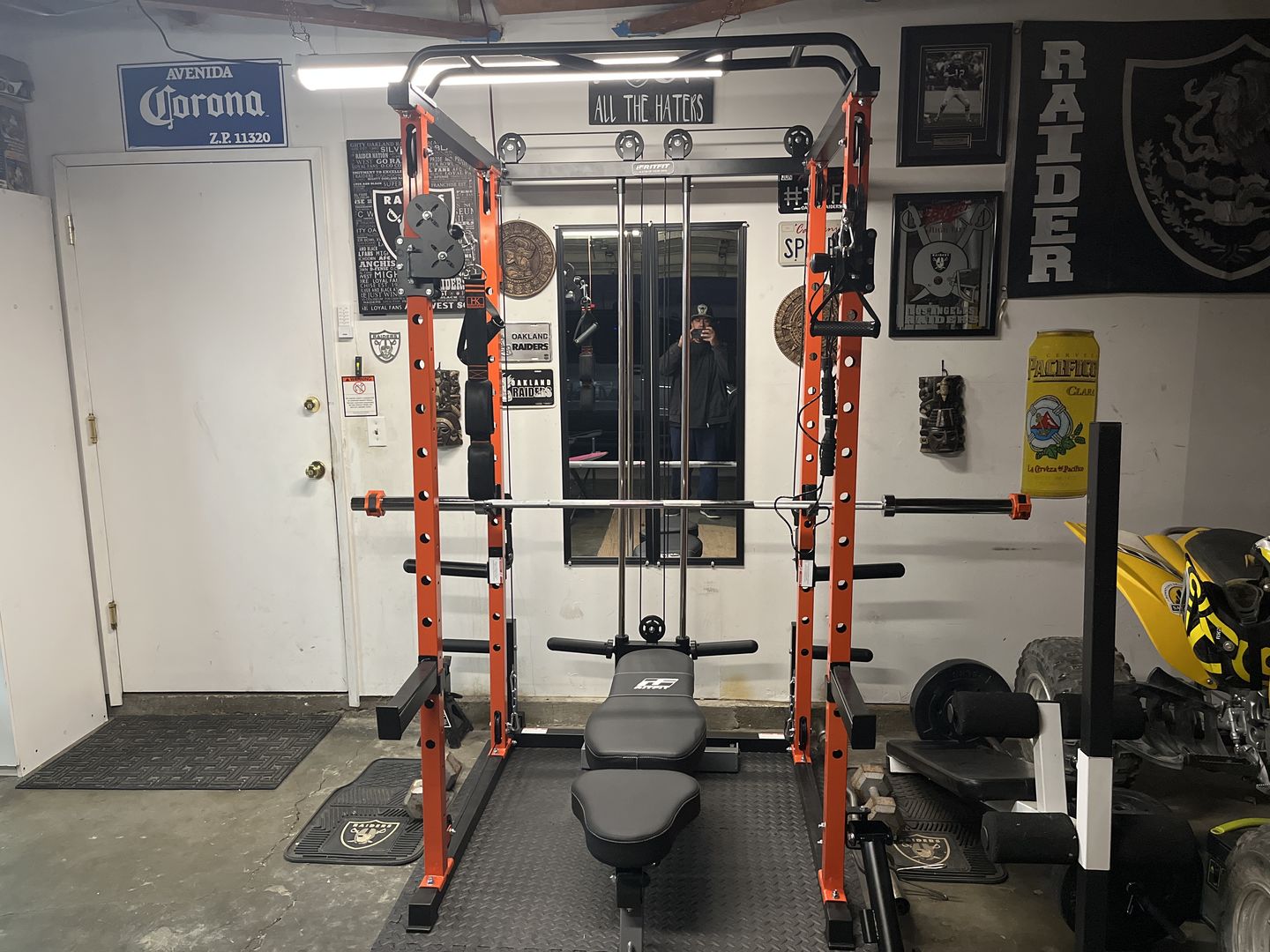 Customer photo review of RitFit 7FT Olympic Barbell Bar 2'' Weight Lifting Bar