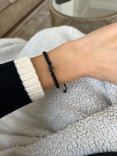 Customer photo review of Personalized Image Projection Bracelet