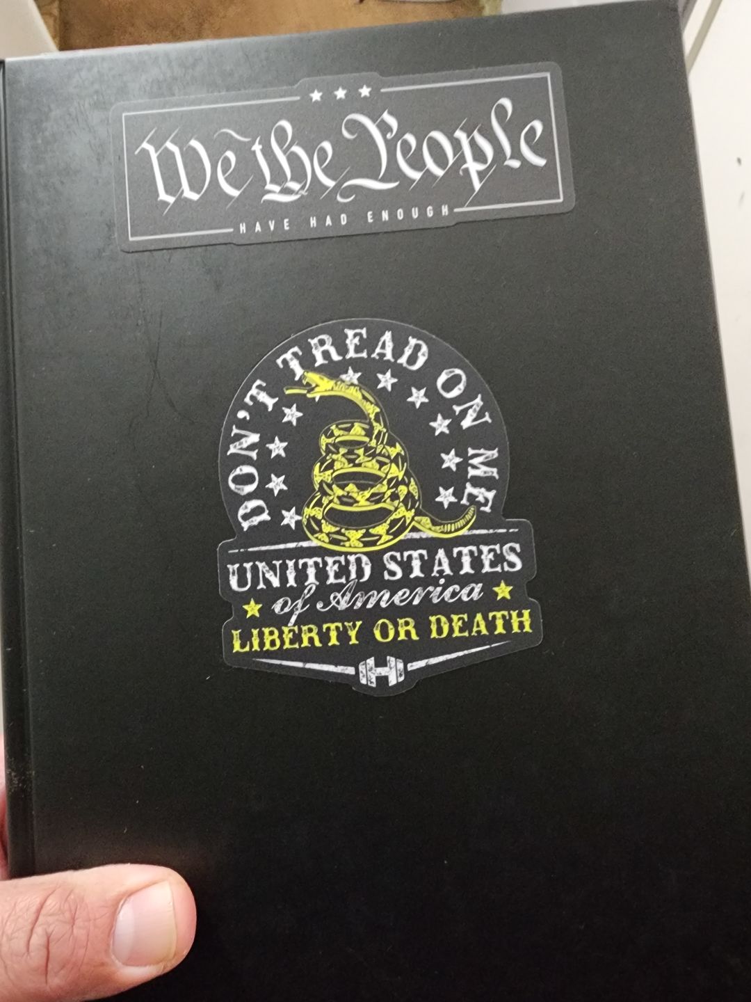 Customer photo review of We the People Decal