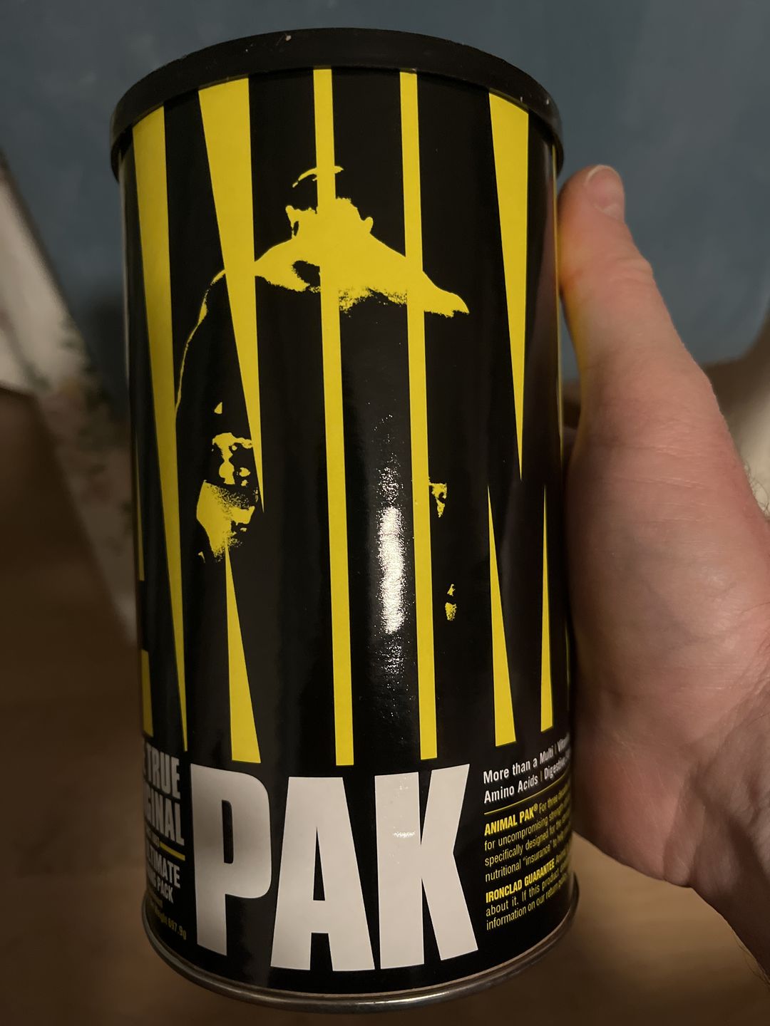 Customer photo review of Animal Pak (44 porcijas)
