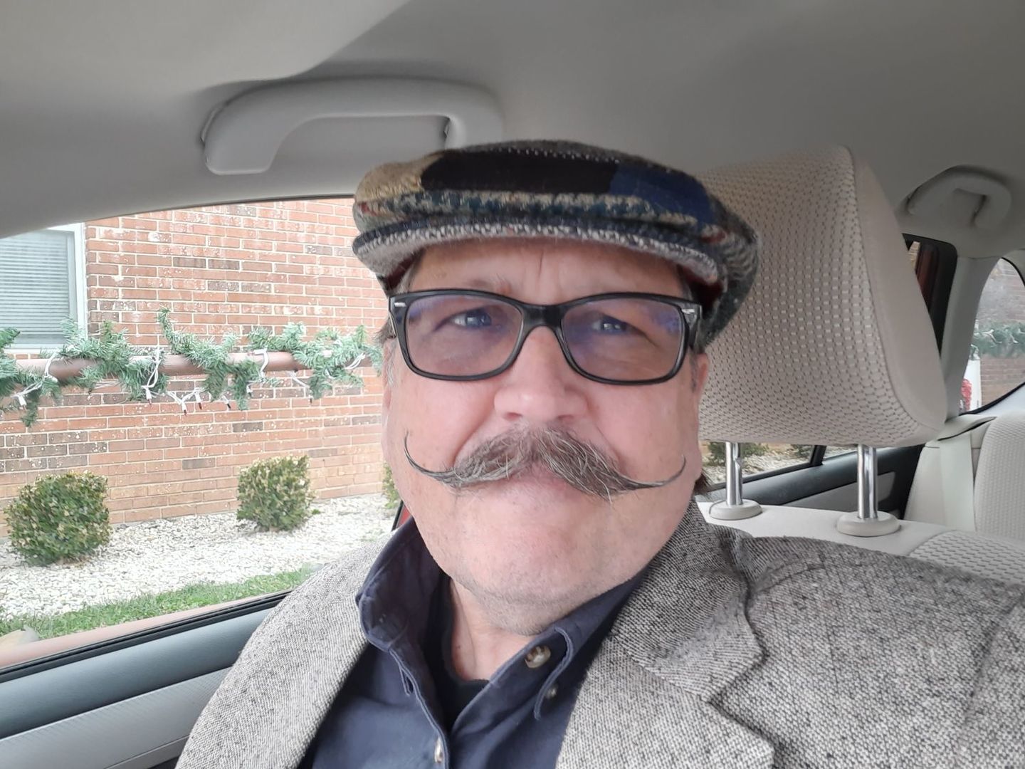 Customer photo review of Vintage Cap Patchwork Tweed