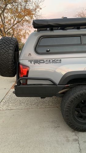 Customer photo review of TRD 4x4 off-road vinyl decal for 2016-2022 Toyota Tacoma Tundra