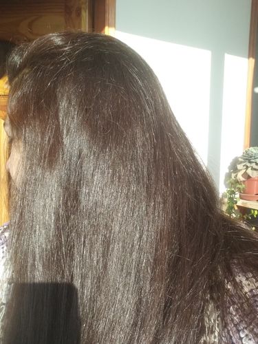 Reseña con foto de un cliente sobre Pack 3 Hennas Jamila Hair -  Cobrizo Natural y Duradero  👩🏼‍🦰