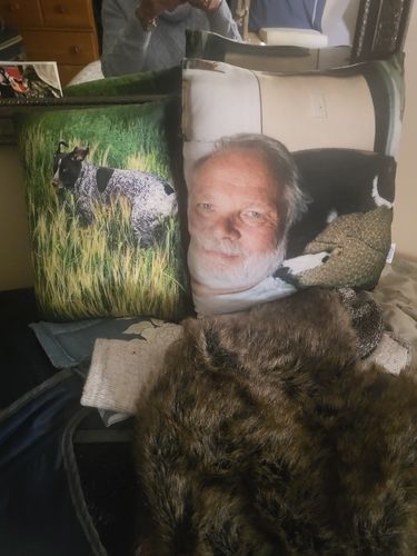 Customer photo review of Create A Custom Anything Pillow