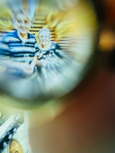 Customer photo review of Personalized Image Projection Bracelet