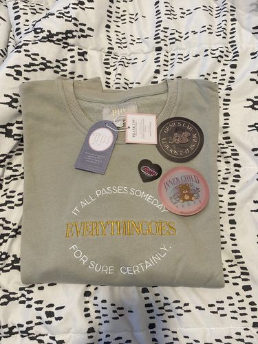 Customer photo review of Everythingoes Crewneck Sweater