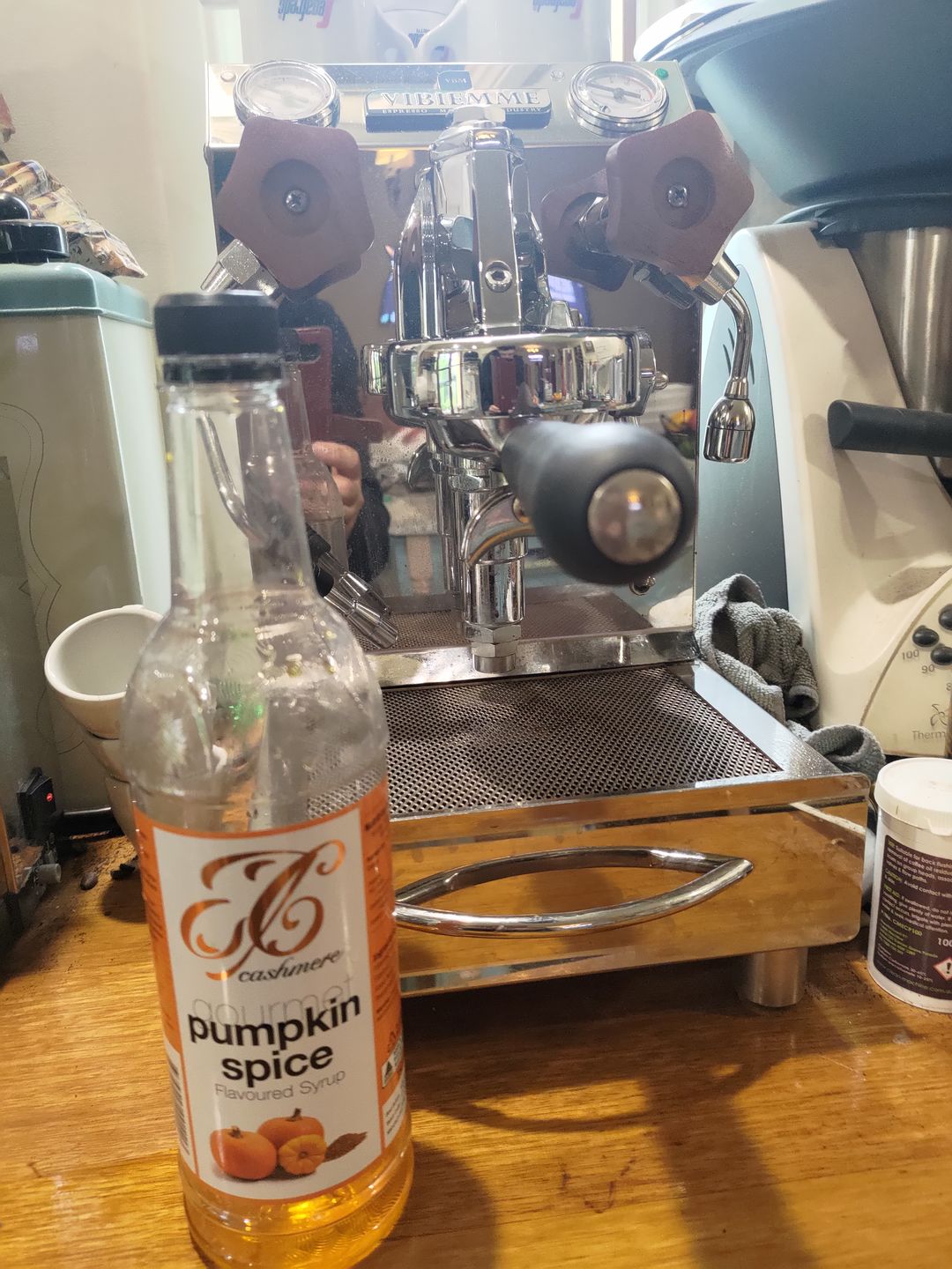 Customer photo review of Pumpkin Spice Syrup