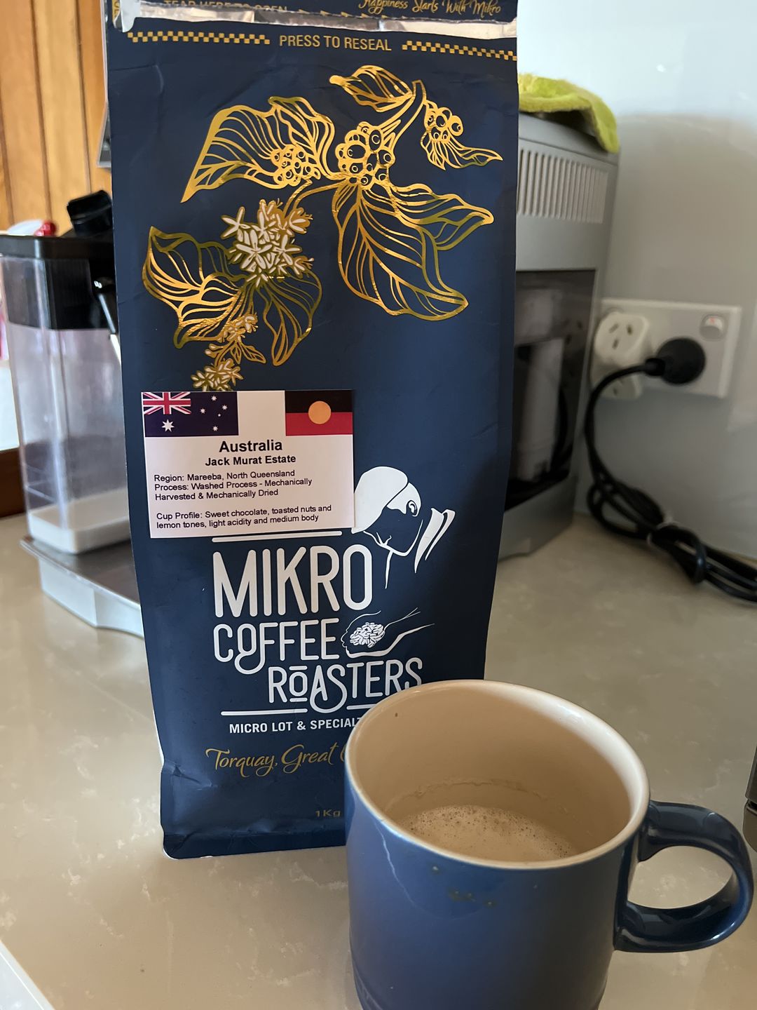 Customer photo review of Australian Grown Coffee - Jack Murat Estate