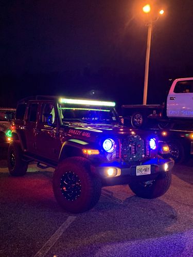 Customer photo review of Aerolidz Dual Row Clear Light Bar Cover - 52” LED Silencer