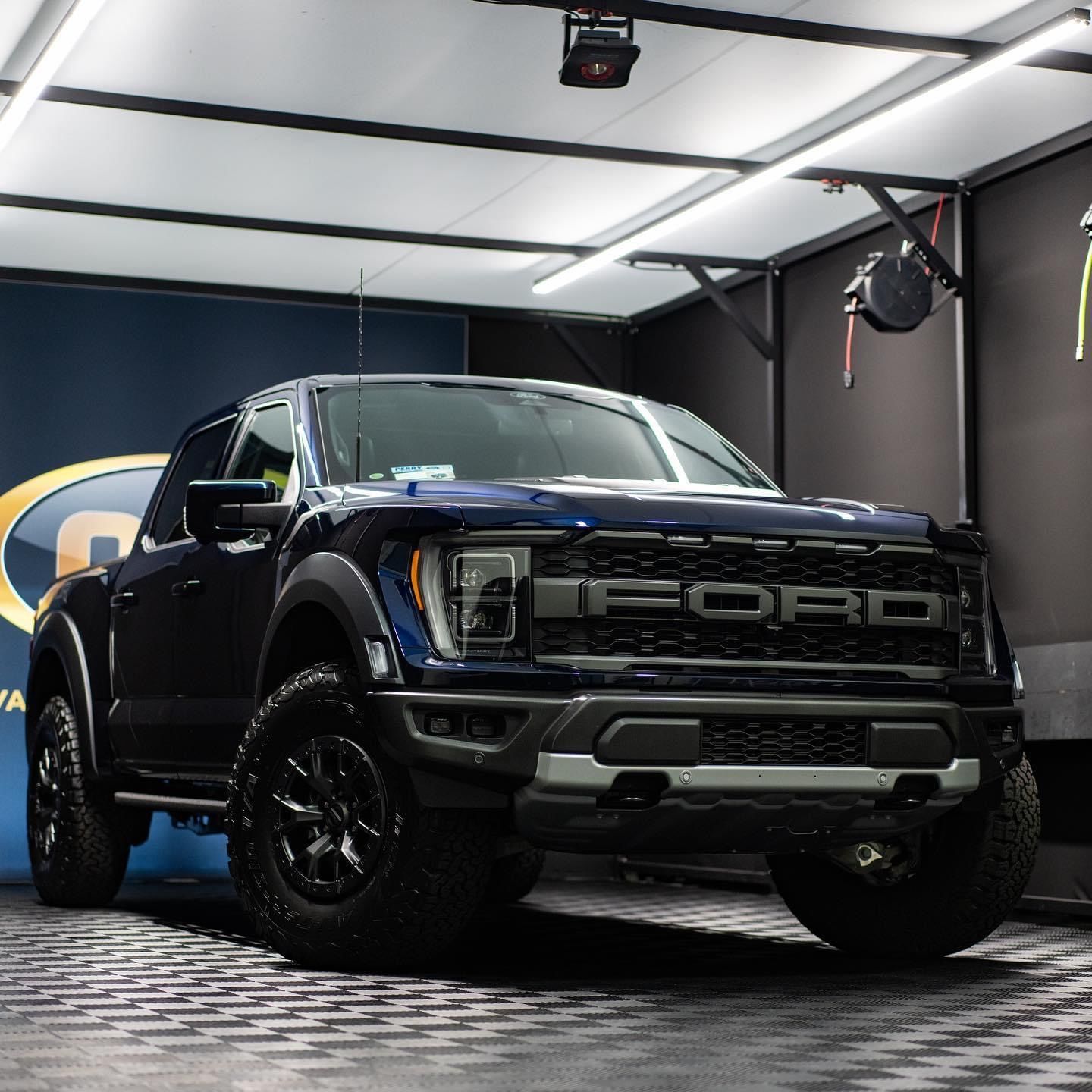 Customer photo review of SoundSkins Pro Ford F-150 4-Door Template Kit | 2021+