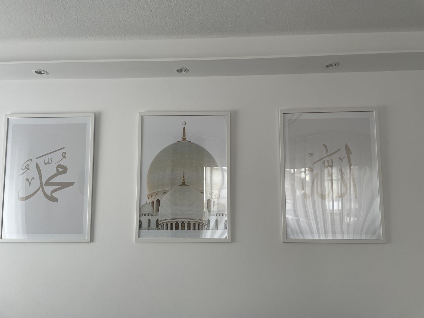 Customer photo review of Allah swt. & Muhammed sav. - Sheikh Zayed Mosque - Set