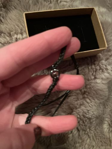 Customer photo review of Personalized Image Projection Bracelet