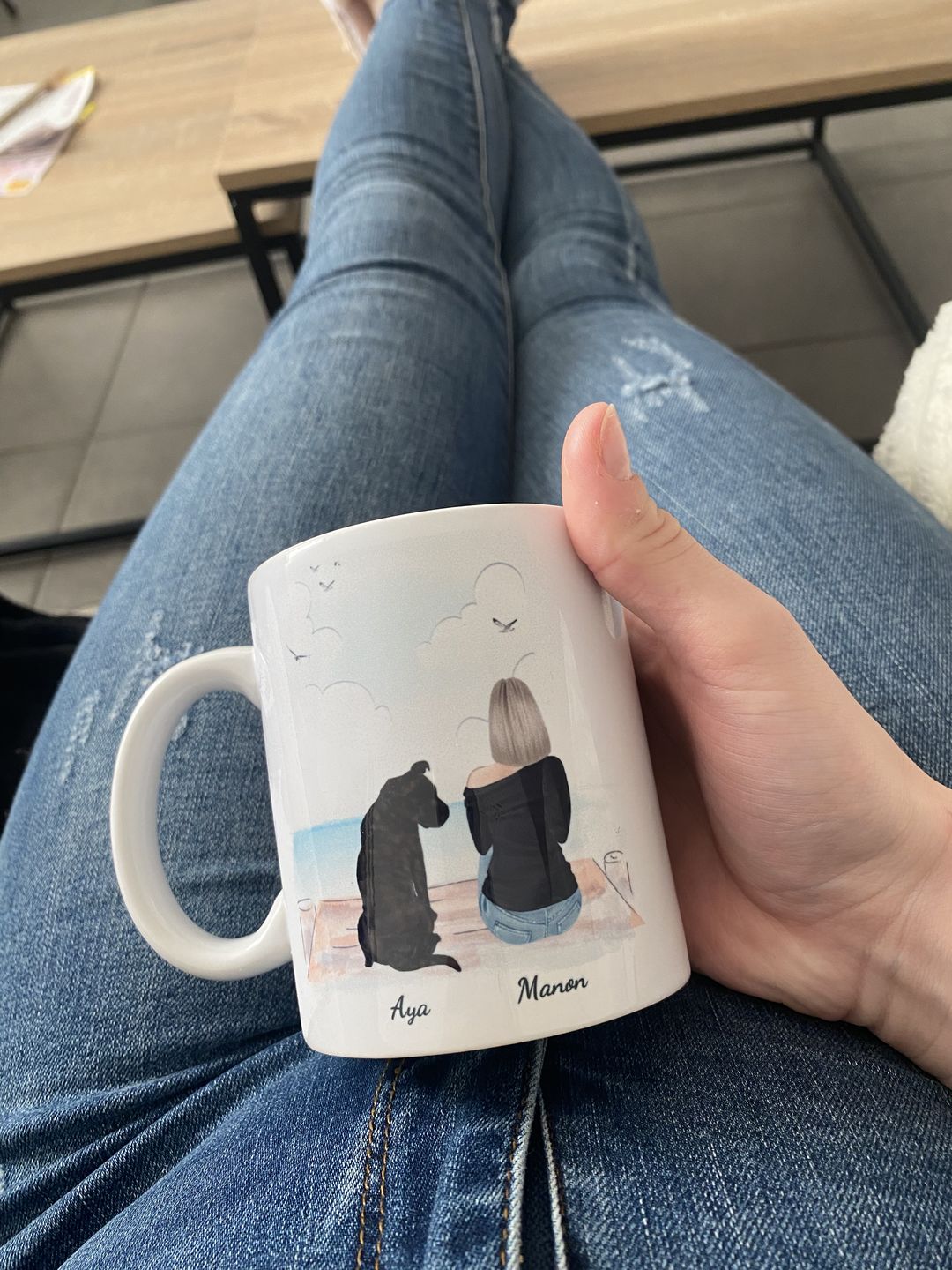 Customer photo review of Mon préféré - Mug personnalisé