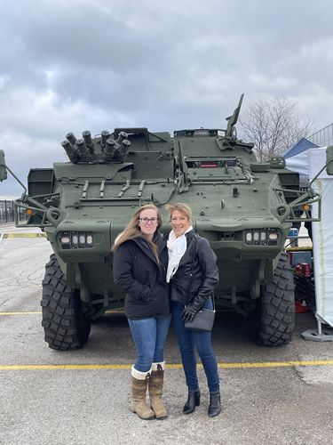 Customer photo review of Women's Chopper Biker Leather Jacket