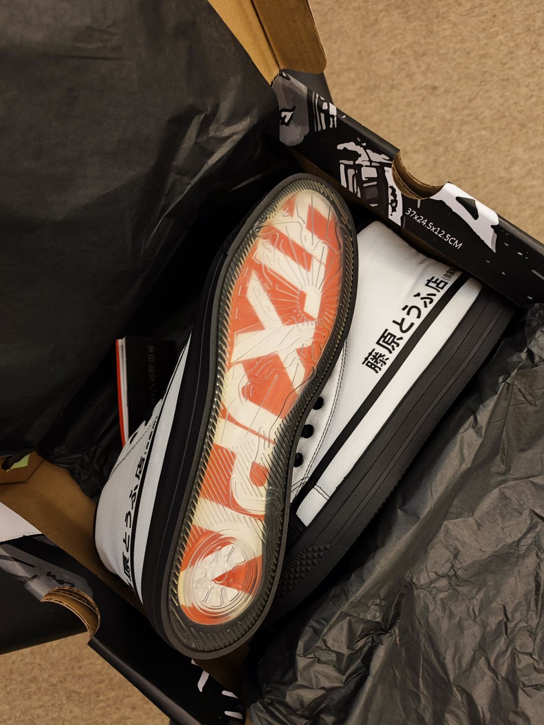 Customer photo review of HTXJPN Fuji2 High Top Sneakers