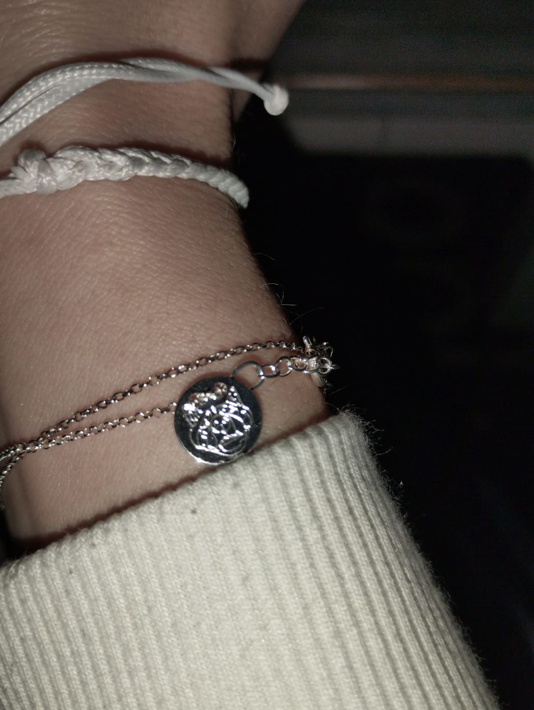 Customer photo review of Custom Love Bracelet