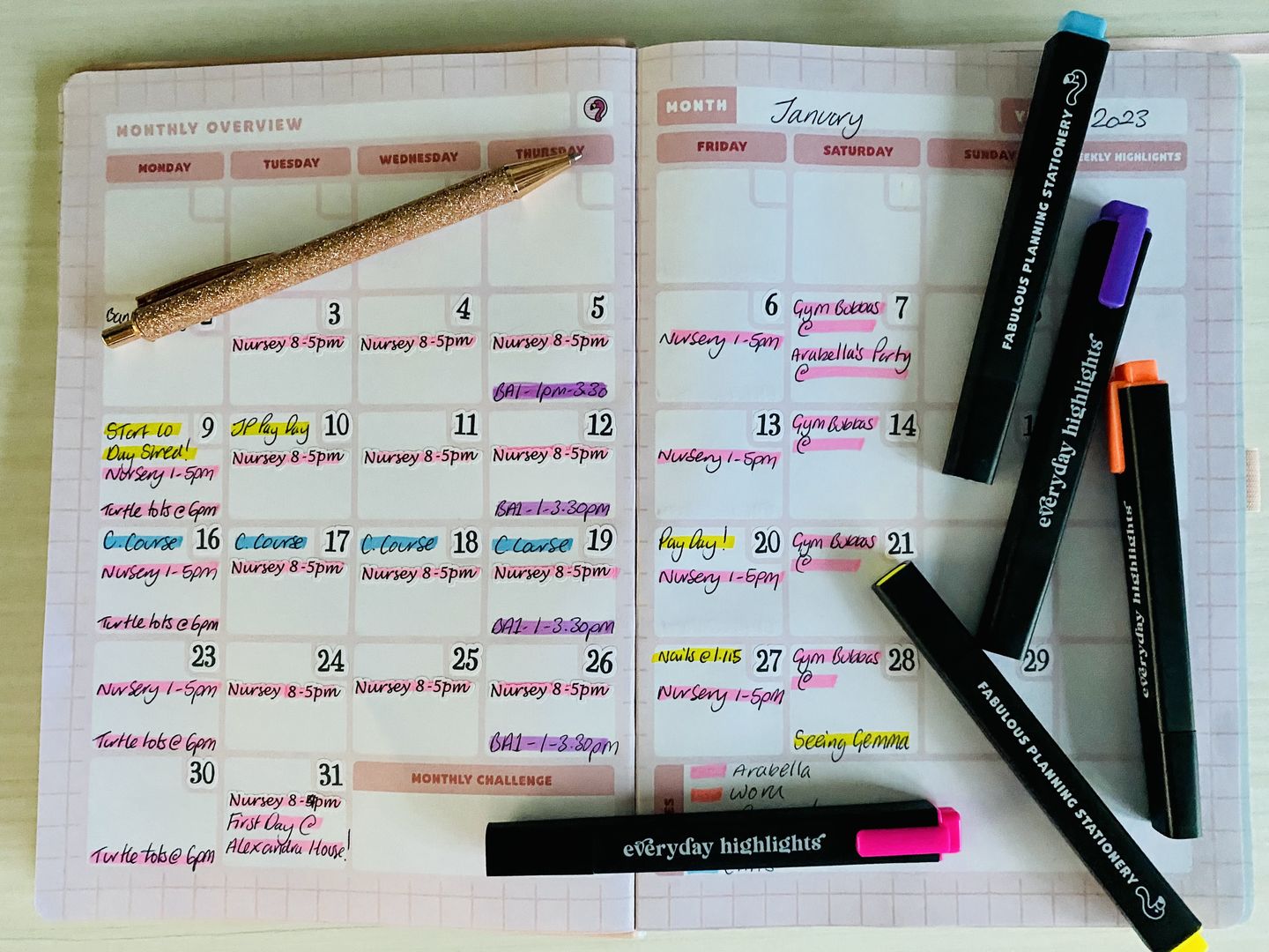 Customer photo review of Everyday Highlighters - Pack of 14