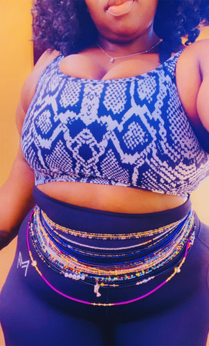 Customer photo review of Olayinka Tie On Waist Beads