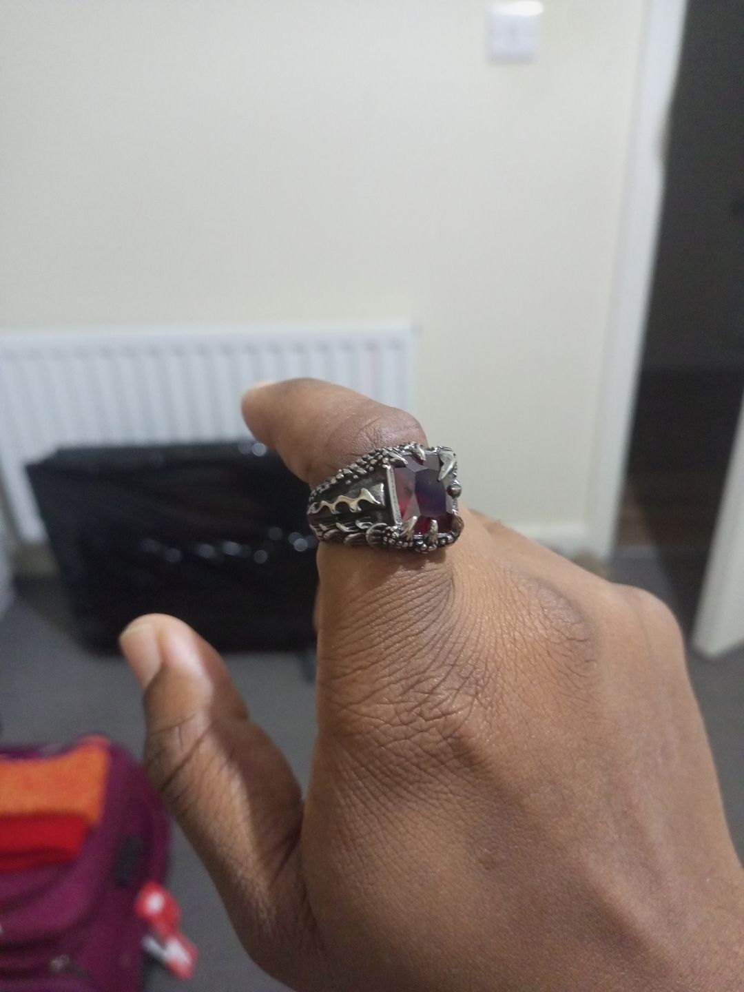 Customer photo review of GREEN GEM. - 925 SILVER