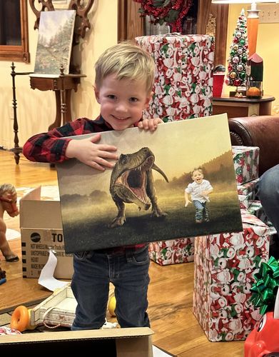 Customer photo review of Scary Dino