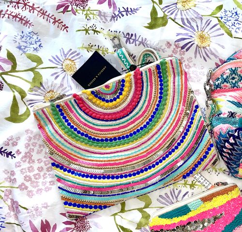 Customer photo review of Alex Embellished Clutch