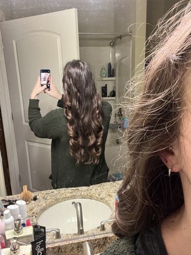 Customer photo review of Pink Crush Dreamy Curler by TR