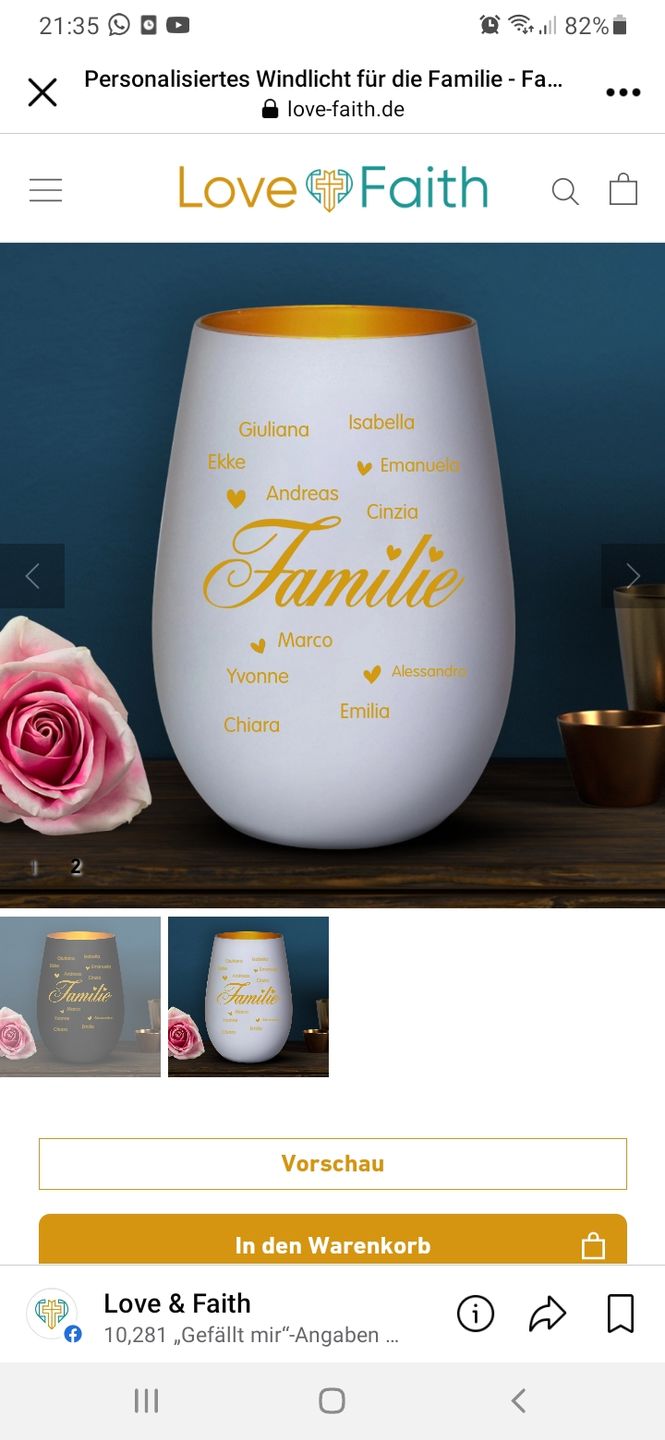 Customer photo review of Familie ist... - Familien-Windlicht