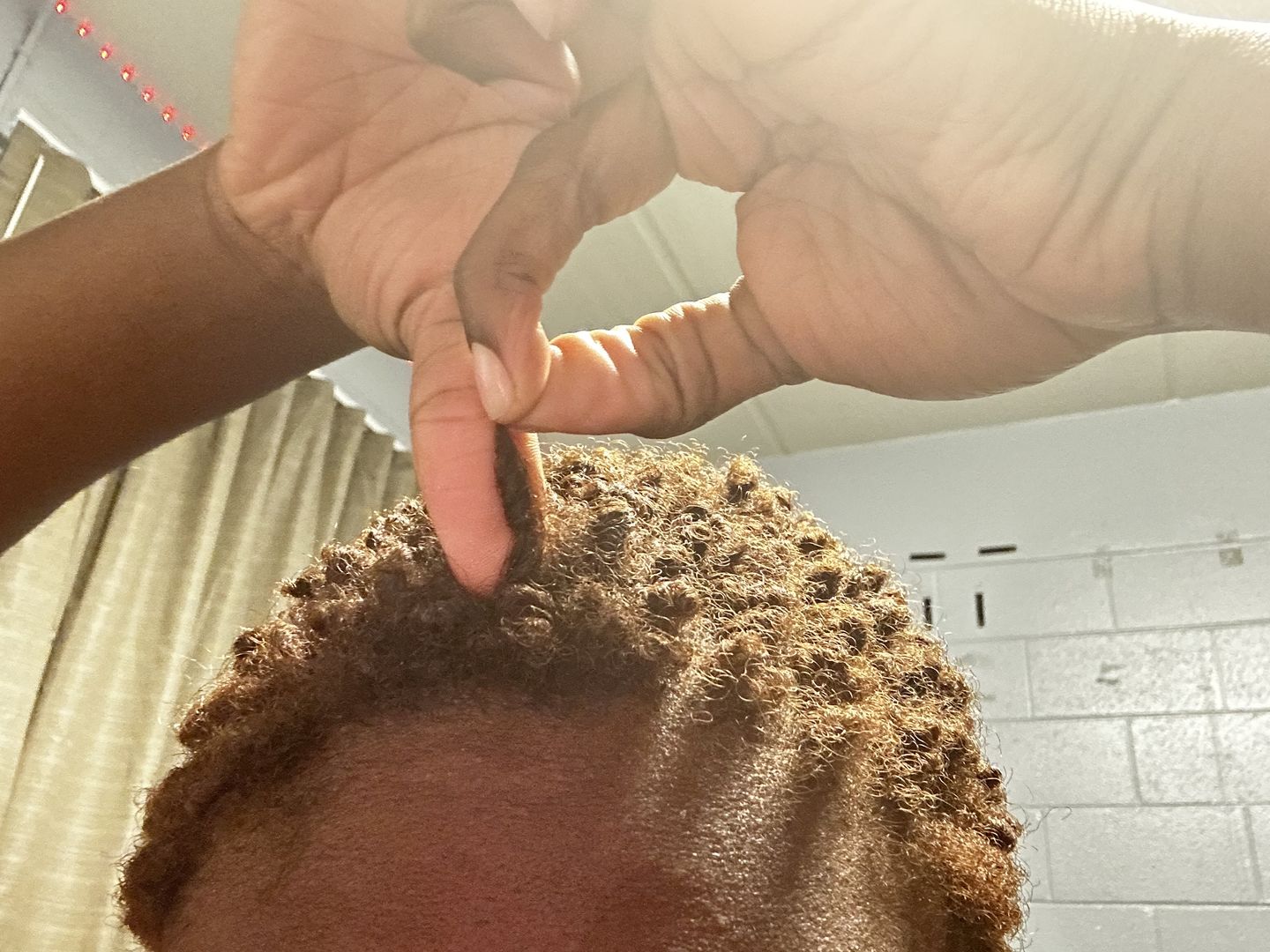 Customer photo review of Hair Growth Potion - Extra Strength