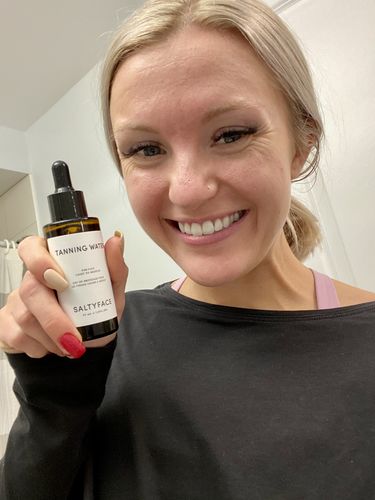 Customer photo review of The Tanning Set