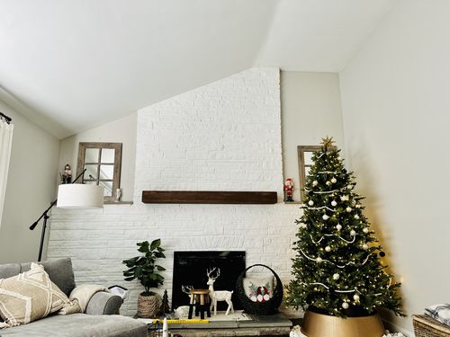 Customer photo review of Rustic Mantels