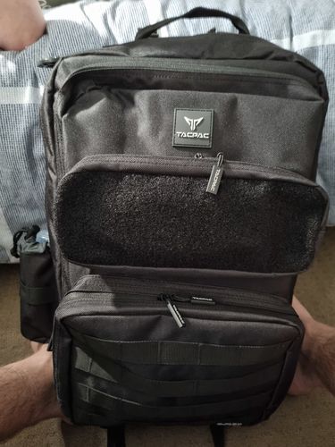 Customer photo review of Tacpac 'D-Ploy' Blackhawk Nappy Bag Set