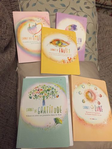 Customer photo review of Coffret de nos 5 Carnets
